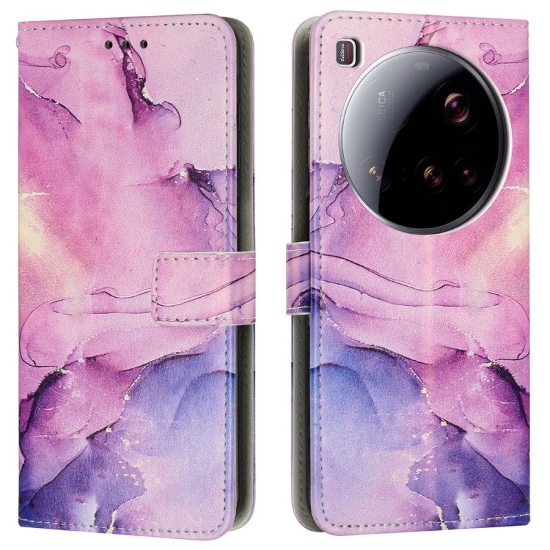 Lederhüllen Xiaomi 15 Ultra Marmor-effekt