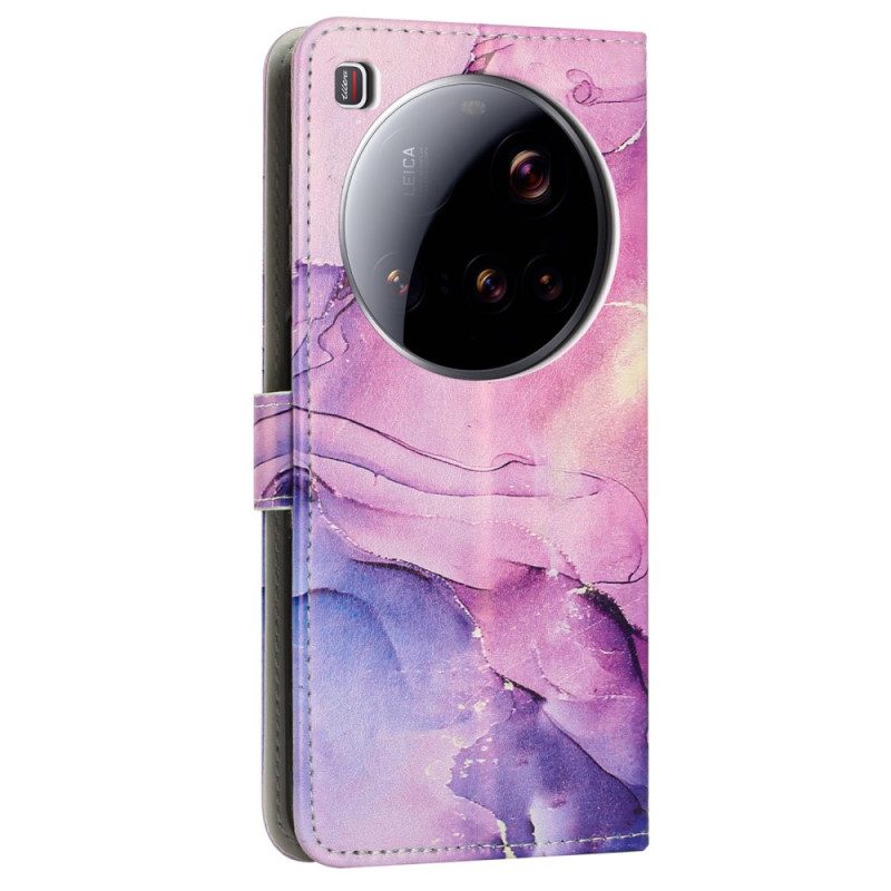 Lederhüllen Xiaomi 15 Ultra Marmor-effekt