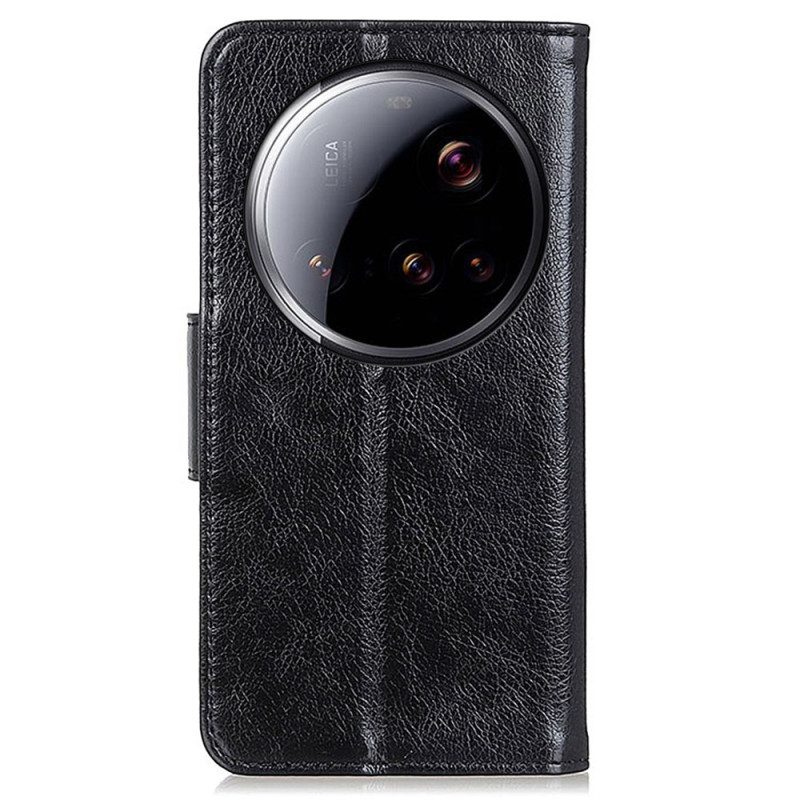 Lederhüllen Xiaomi 15 Ultra Nappa-lederstruktur
