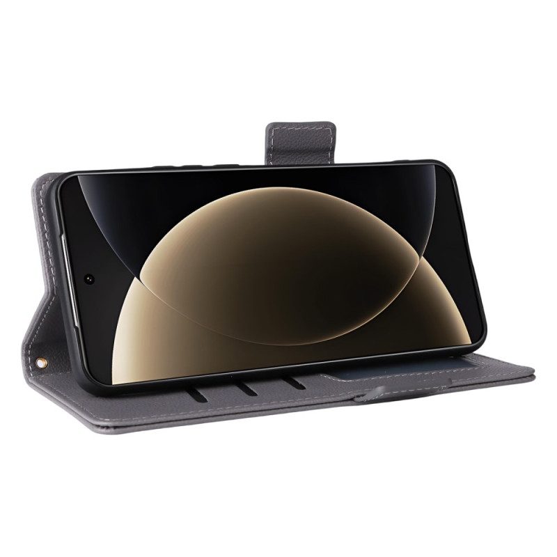 Lederhüllen Xiaomi 15 Ultra Strukturiertes Riemendesign