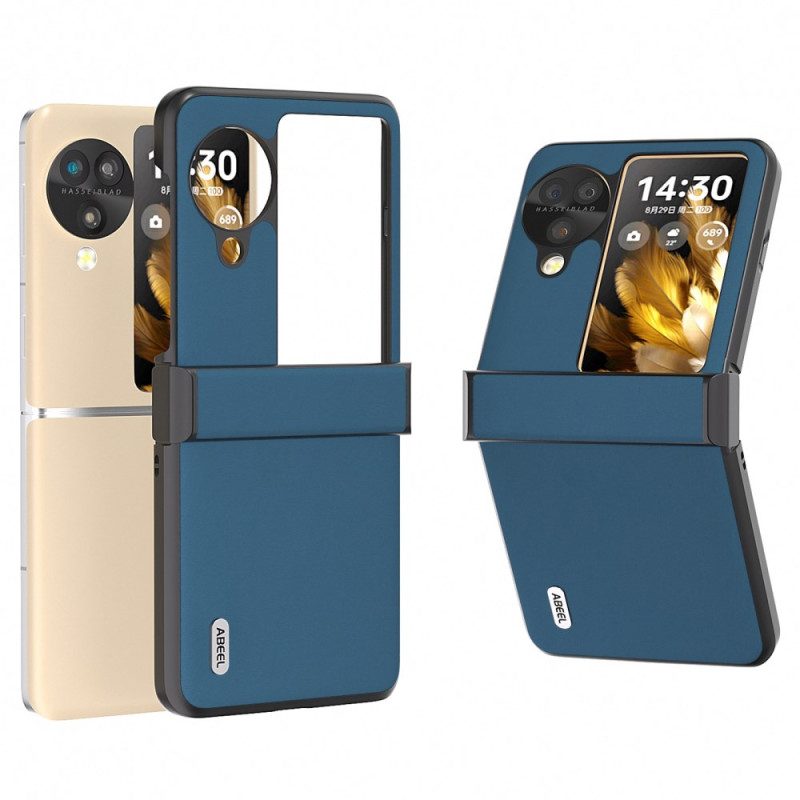 Hülle Für Oppo Find N3 Flip Echtes Abeel-leder