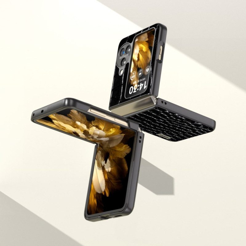 Hülle Für Oppo Find N3 Flip Krokodiltextur