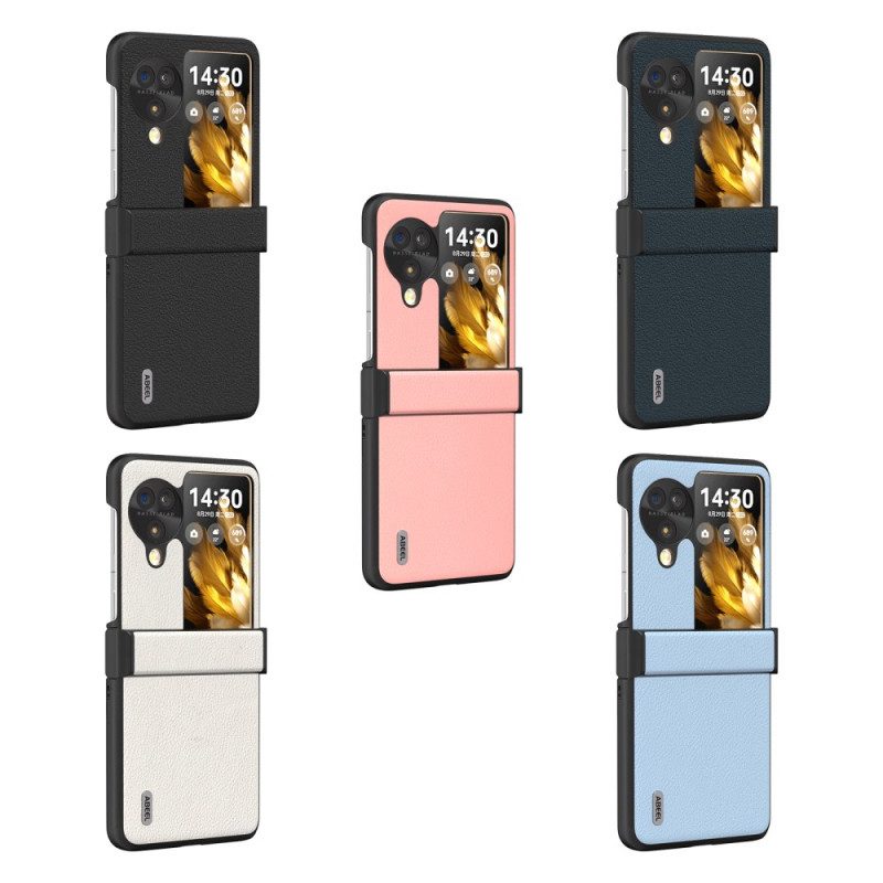 Hülle Für Oppo Find N3 Flip Strukturiertes Leder Abeel