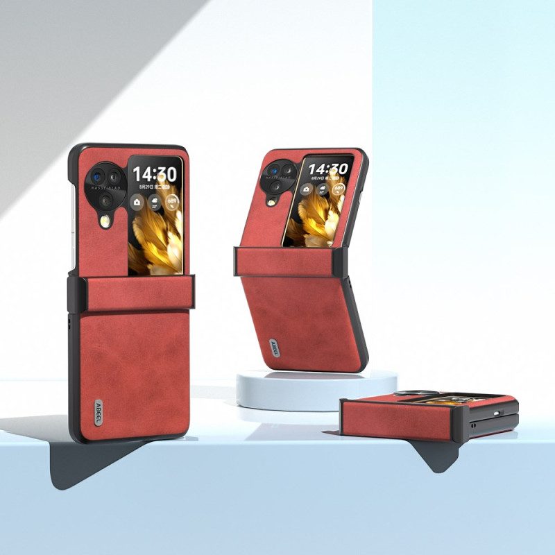 Hülle Oppo Find N3 Flip Abeel Ledereffekt