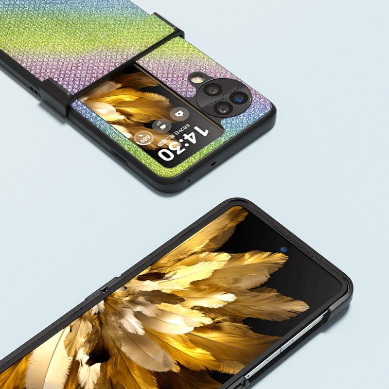 Hülle Oppo Find N3 Flip Abeel-strasssteine