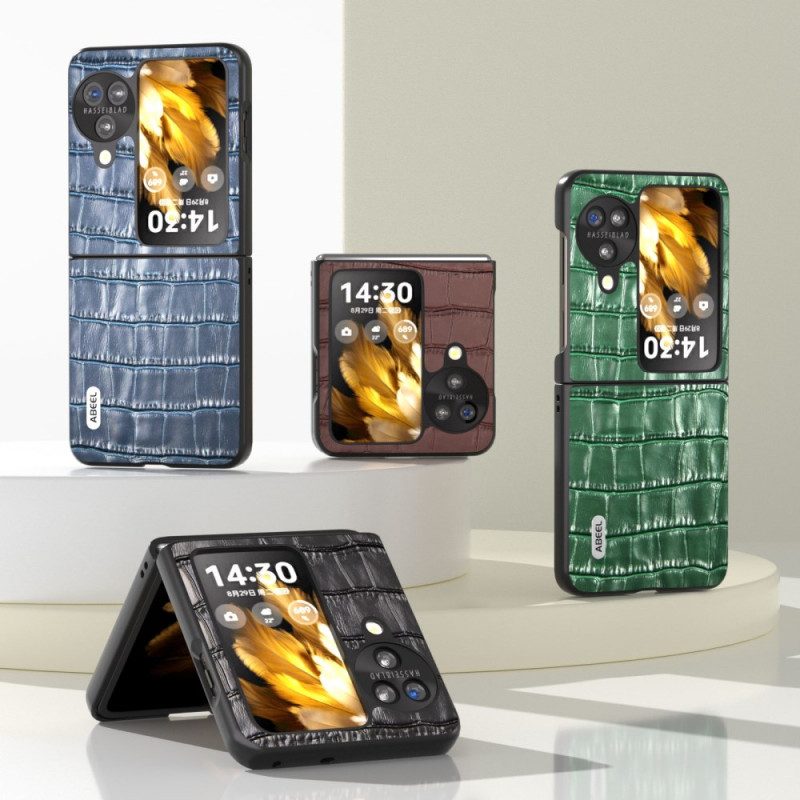 Hülle Oppo Find N3 Flip Handyhülle Krokodileffekt Abeel