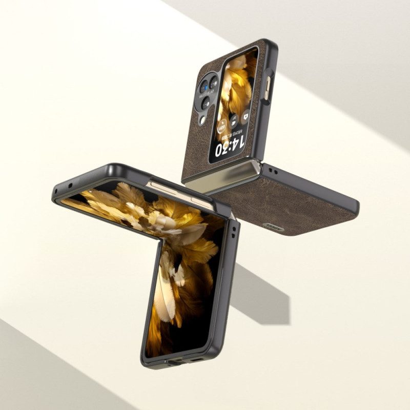 Hülle Oppo Find N3 Flip Ledereffekt Vintage Abeel