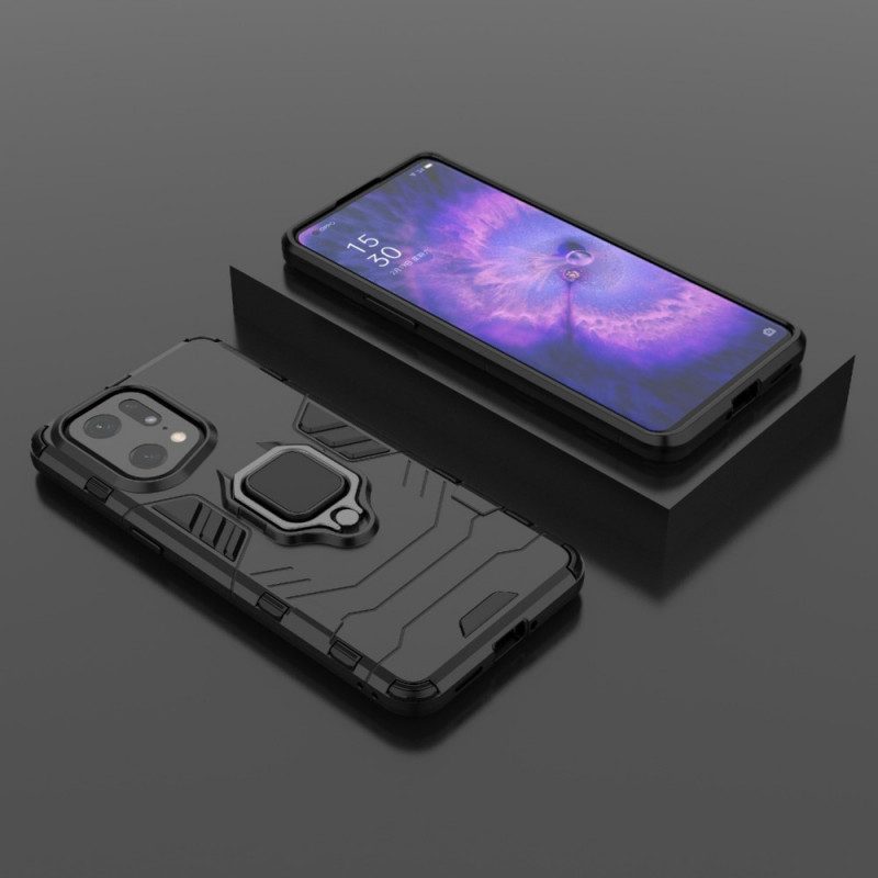 Hülle Für Oppo Find X5 Pro Ringresistent