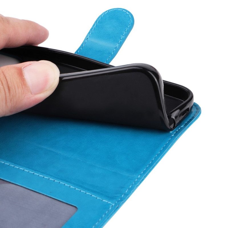 Flip Case Für Oppo Reno 8 Mit Kordel Riemchen-sonnenblume