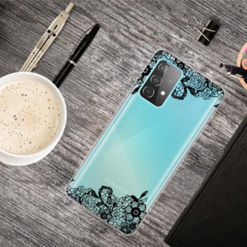 Hülle Für Samsung Galaxy A32 Feine Spitze
