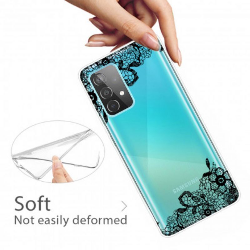 Hülle Für Samsung Galaxy A32 Feine Spitze