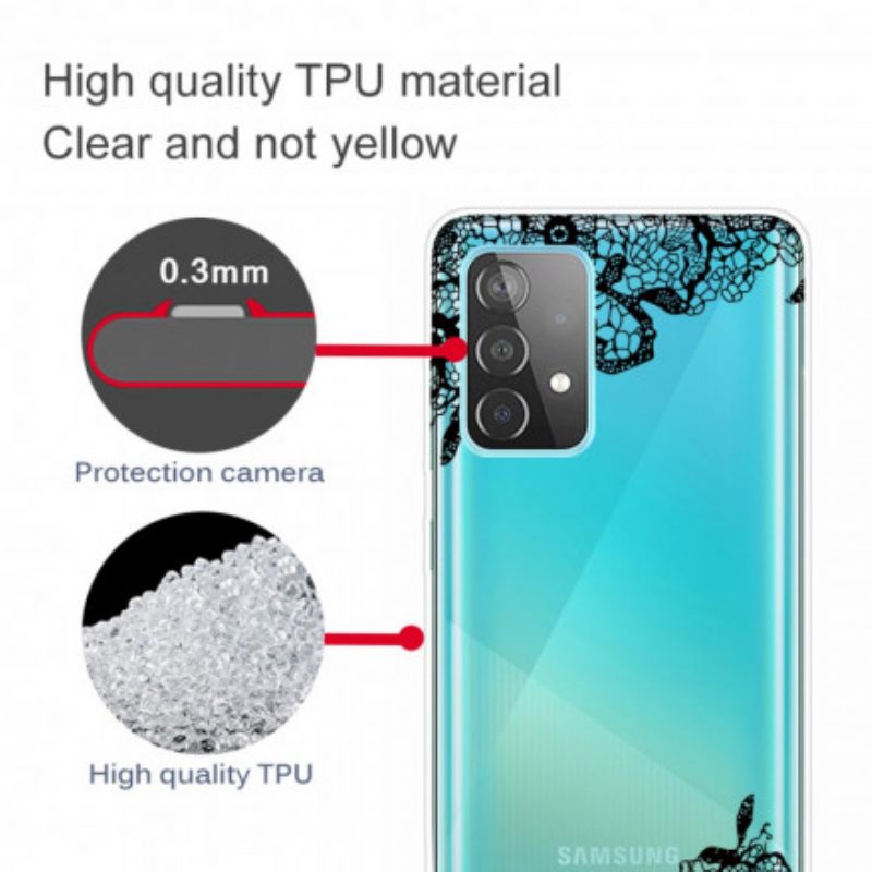 Hülle Für Samsung Galaxy A32 Feine Spitze