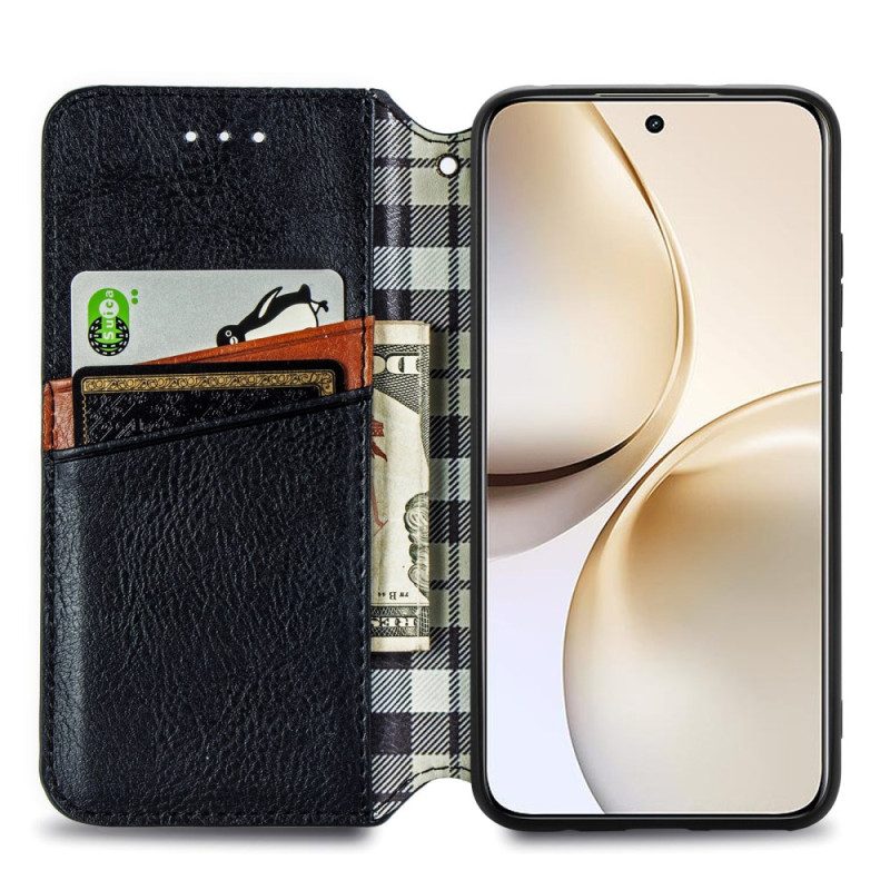 Flip Case Für Realme 14 Pro Plus 5g Vintage-wildlederoptik