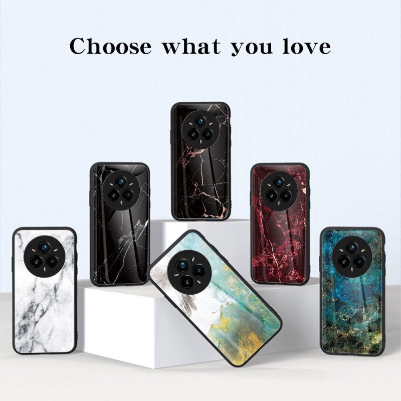 Hülle Realme 14 Pro Plus 5g Gehärtetes Glas Mit Marmoroptik