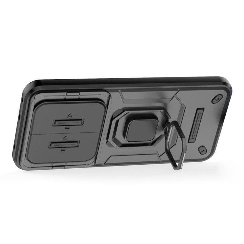 Hülle Realme 14 Pro Plus 5g Robuster Ring Mit Verschiebbarem Kameraschutz