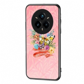 Hülle Realme 14 Pro Plus 5g Schmetterlinge Aus Gehärtetem Glas