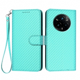 Lederhüllen Realme 14 Pro Plus 5g Carbonfaser-armband