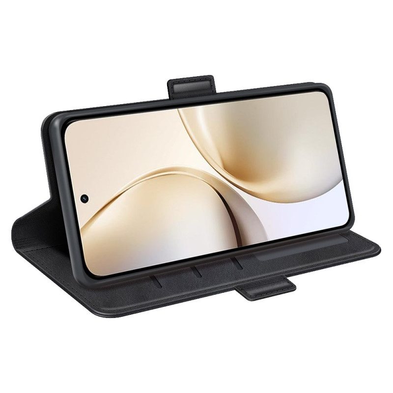 Lederhüllen Realme 14 Pro Plus 5g Doppelverschluss