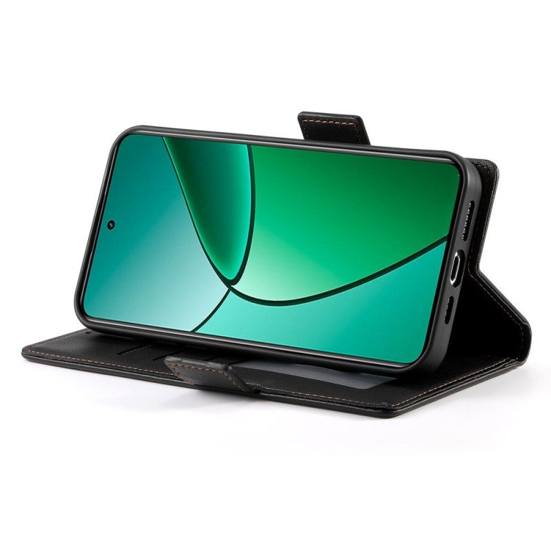 Lederhüllen Realme 14 Pro Plus 5g Drei Kartenfächer Und Halter