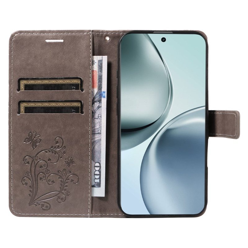 Lederhüllen Realme 14 Pro Plus 5g Handyhülle Riesige Schmetterlinge