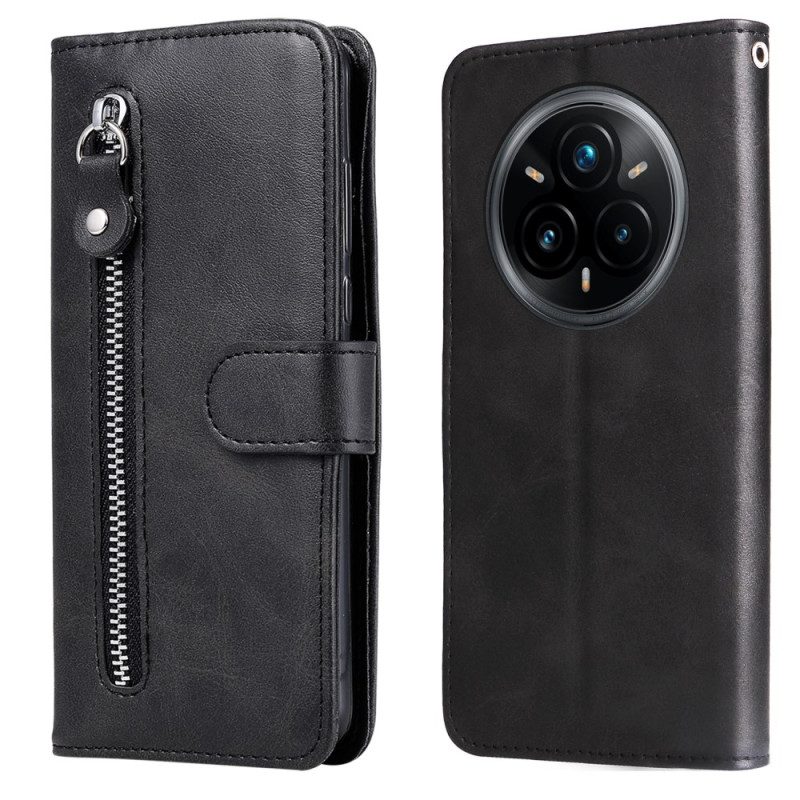 Lederhüllen Realme 14 Pro Plus 5g Handyhülle Vordertasche