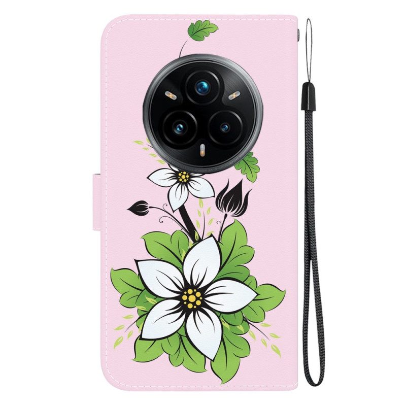 Lederhüllen Realme 14 Pro Plus 5g Lilienmuster