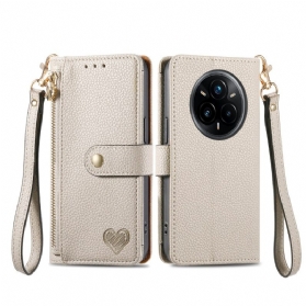 Lederhüllen Realme 14 Pro Plus 5g Münzgeldbörse Mit Rfid-schutz