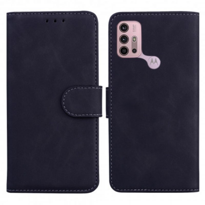 Lederhüllen Für Moto G30 / G10 Vintage-couture-lederstil
