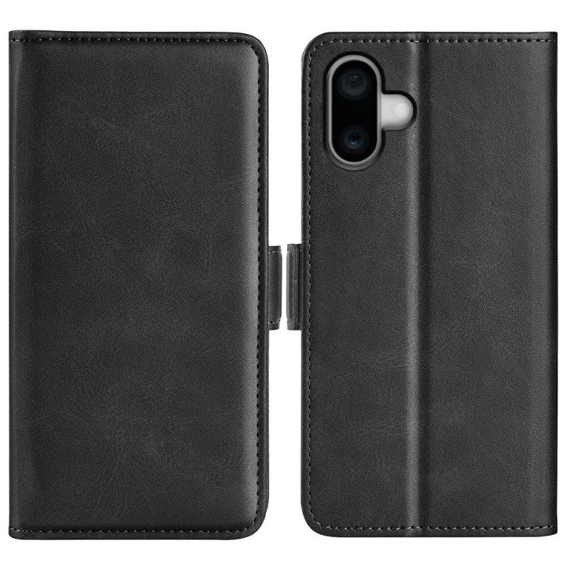 Lederhüllen iPhone 16 Doppelverschluss