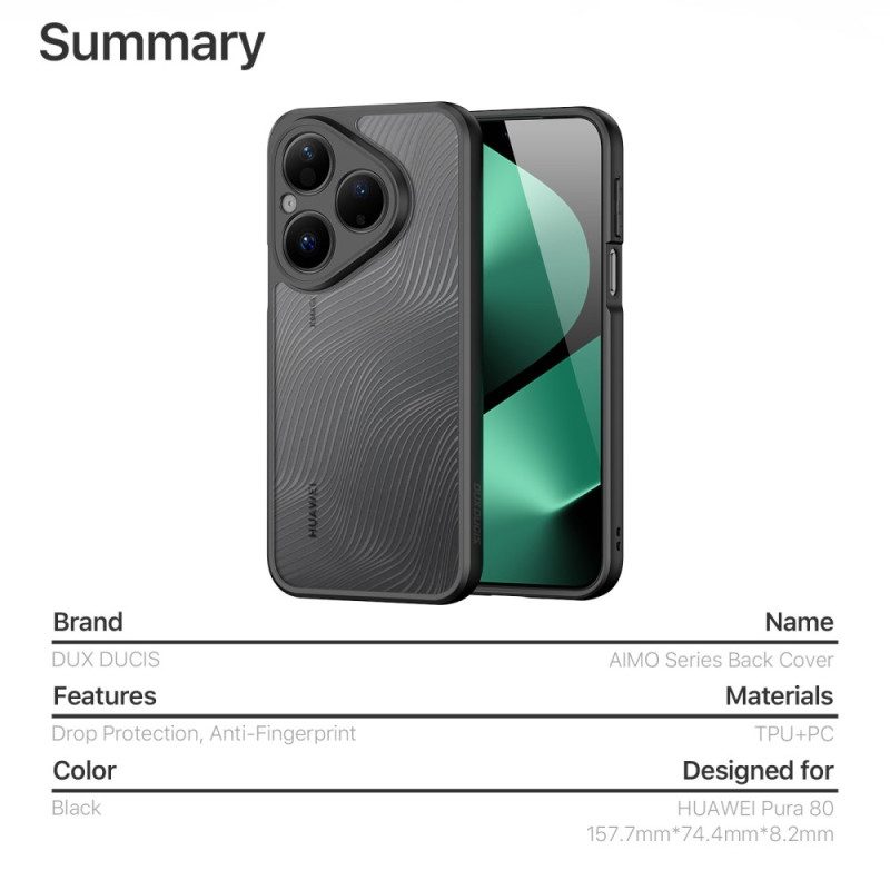 Hülle Huawei Pura 80 Aimo Serie Dux Ducis