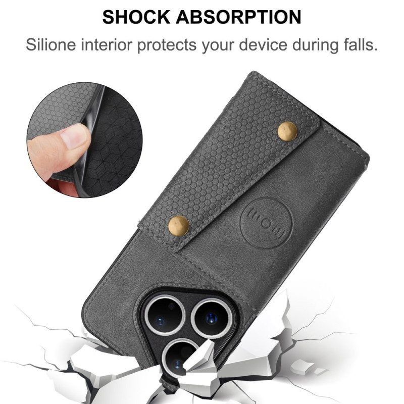 Hülle Huawei Pura 80 Kartenetui In Lederoptik