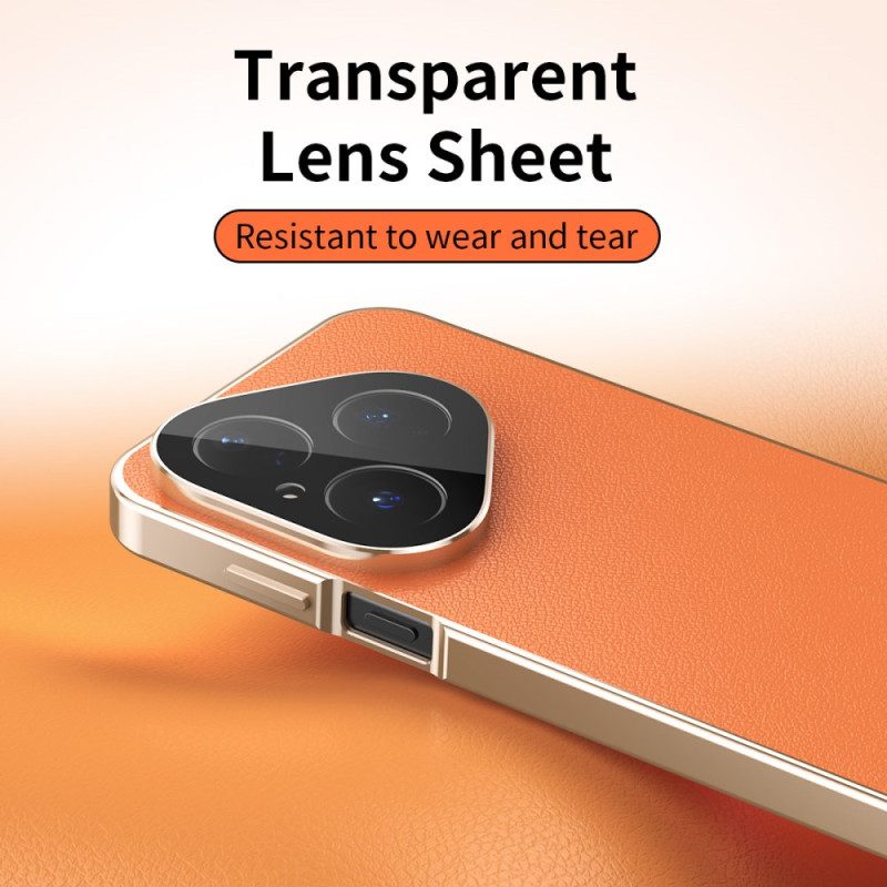 Hülle Huawei Pura 80 Lederdesign Und Displayschutzfolie Aus Gehärtetem Glas