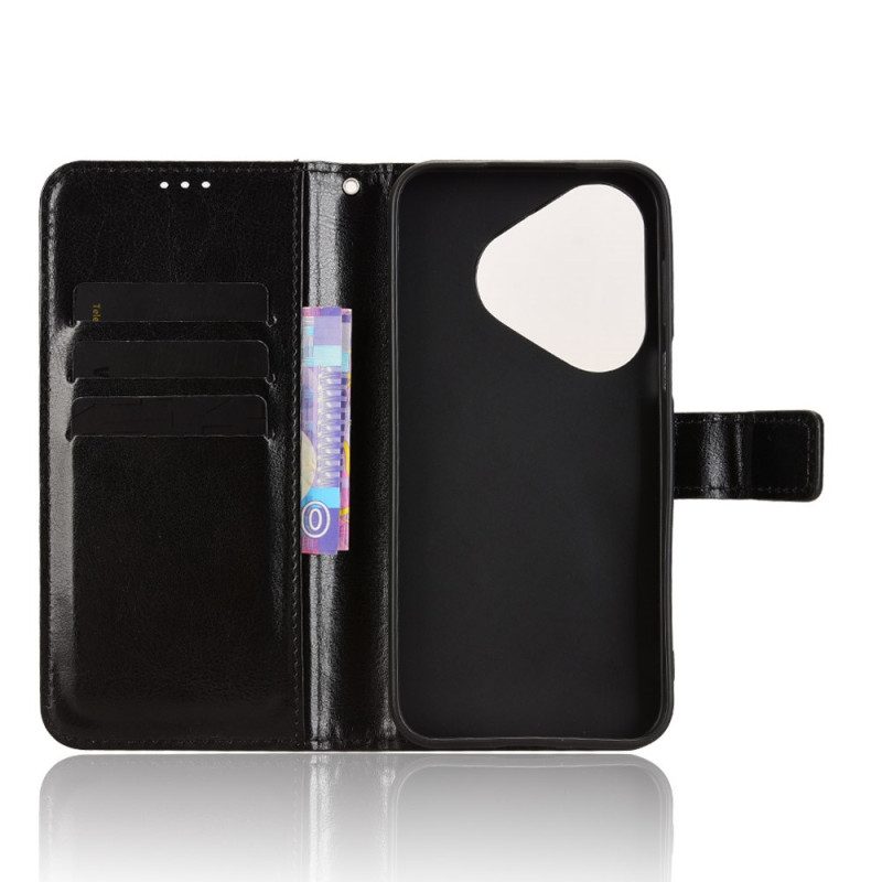 Lederhüllen Für Huawei Pura 80 Glänzendes Kunstleder