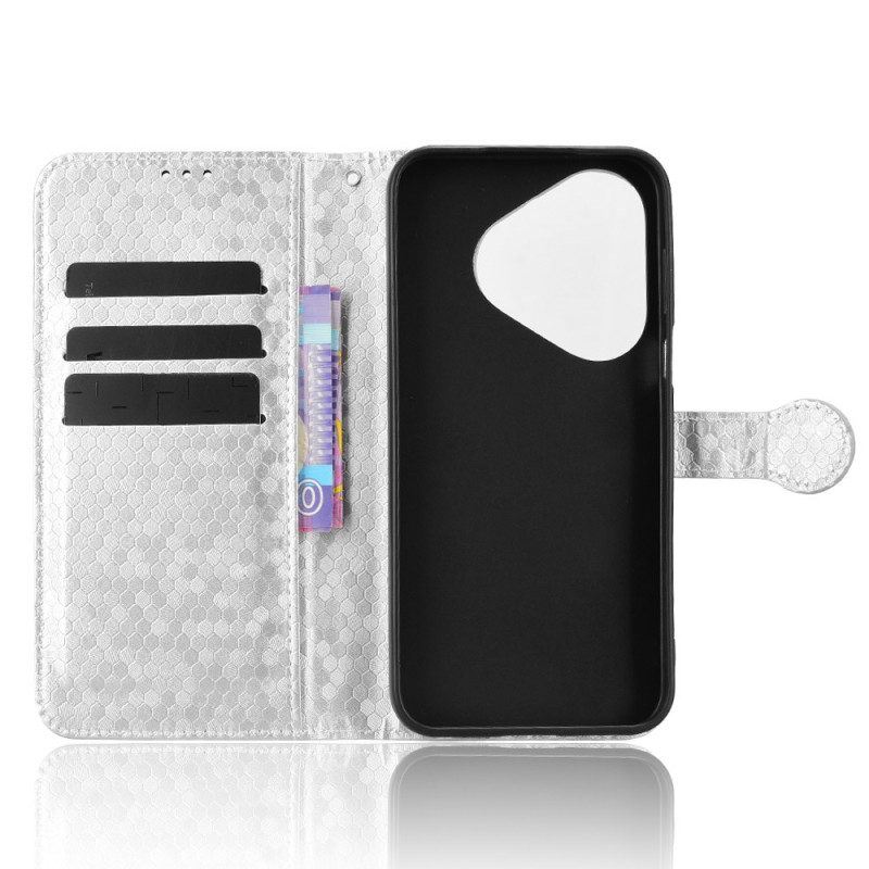 Lederhüllen Huawei Pura 80 Glitzermuster