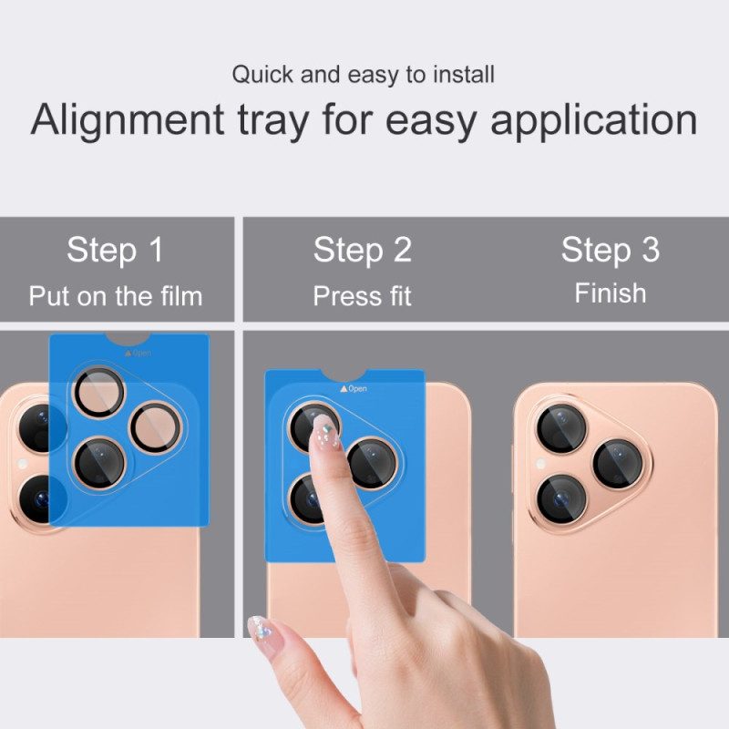 Linsenschutz Aus Gehärtetem Glas Für Huawei Pura 80 Mit Selbstpositionierendem Rahmen (schwarze Kreise)