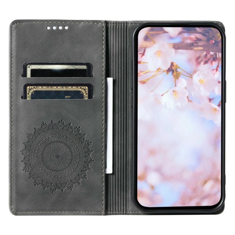 Flip Case Samsung Galaxy S26 Ultra Handyhülle Mandala-wildlederoptik