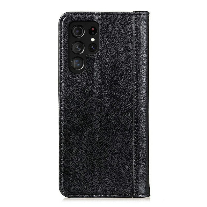 Flip Case Samsung Galaxy S26 Ultra Spaltleder