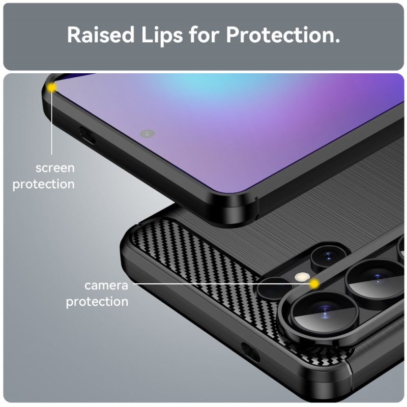 Hülle Samsung Galaxy S26 Ultra Gebürstete Kohlefaser