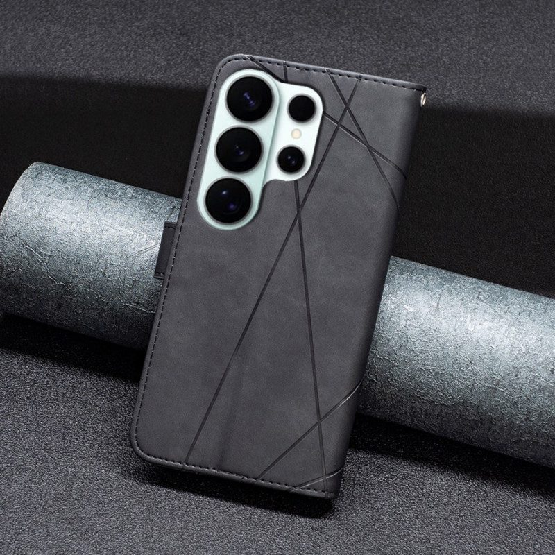Lederhüllen Für Samsung Galaxy S26 Ultra Binfen Geometrisches Muster Farbe