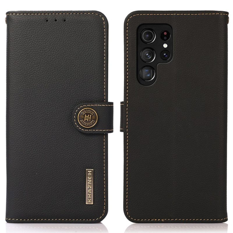 Lederhüllen Samsung Galaxy S26 Ultra Echtes Khazneh Leder