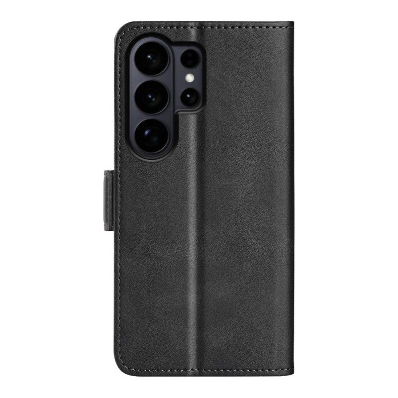 Lederhüllen Samsung Galaxy S26 Ultra Handyhülle Doppelverschluss