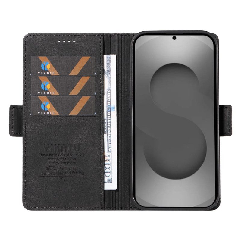 Lederhüllen Samsung Galaxy S26 Ultra Handyhülle Yikatu Wildledereffekt