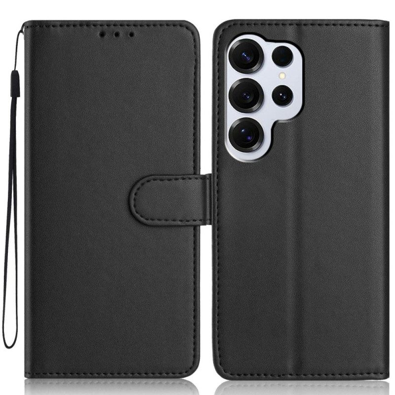 Lederhüllen Samsung Galaxy S26 Ultra Unifarben