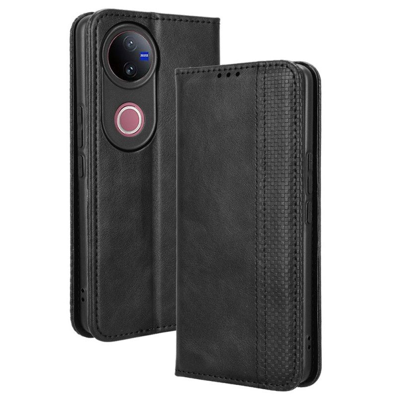 Flip Case Für Vivo V50 5g Vintage-fries