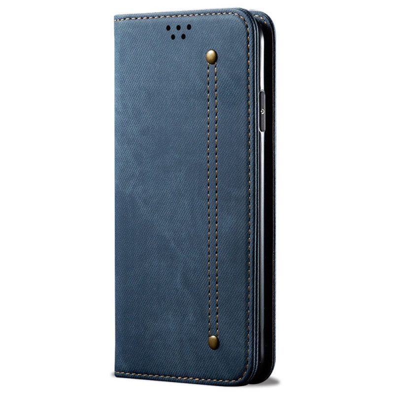Flip Case Vivo V50 5g Denim-stoff