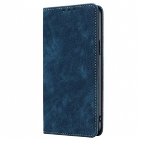 Flip Case Vivo V50 5g Handyhülle Vintage-wildlederoptik