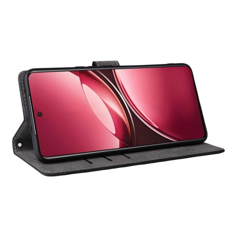 Lederhüllen Für Vivo V50 5g Rfid-schutz Und Tragegurt