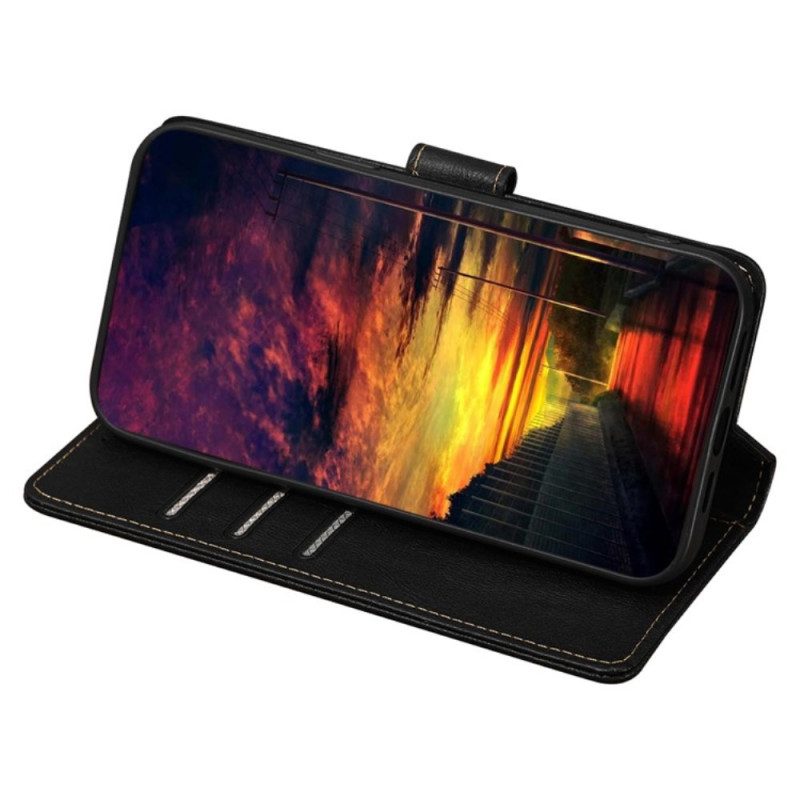 Lederhüllen Vivo V50 5g Vintage-rfid-schutz