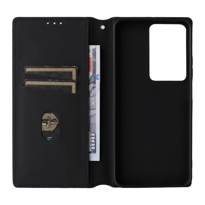 Flip Case Für Realme C75 Rautenmuster