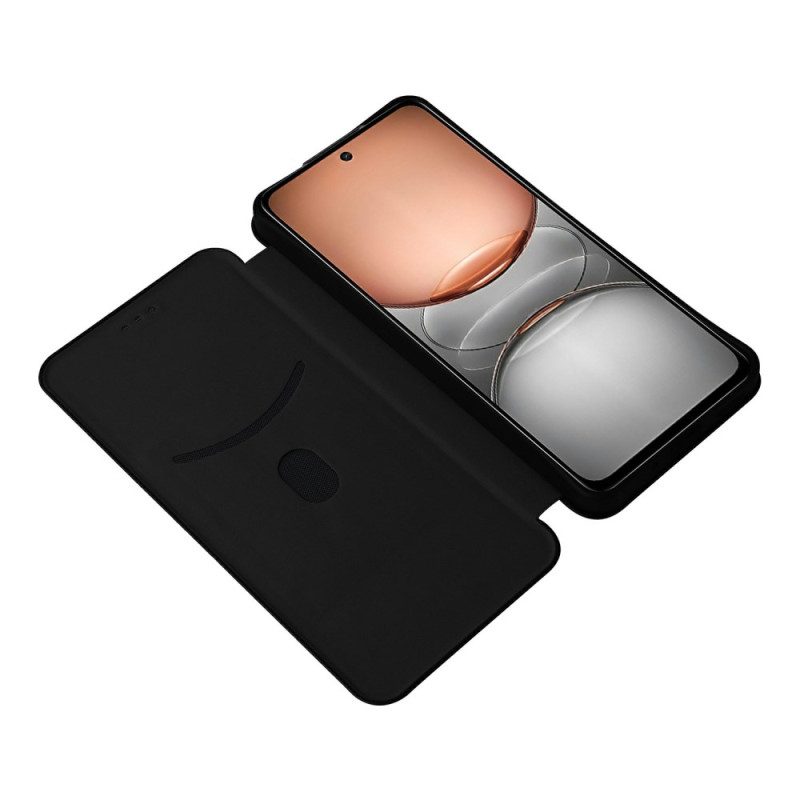 Flip Case Realme C75 Handyhülle Carbonfaser